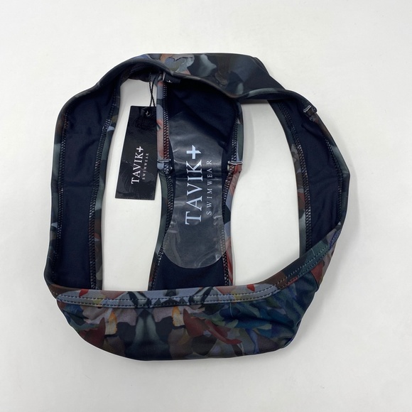 Tavik Womens Jayden Moderate Swim Bottom ONLY in Petale Noir Small - Picture 7 of 8